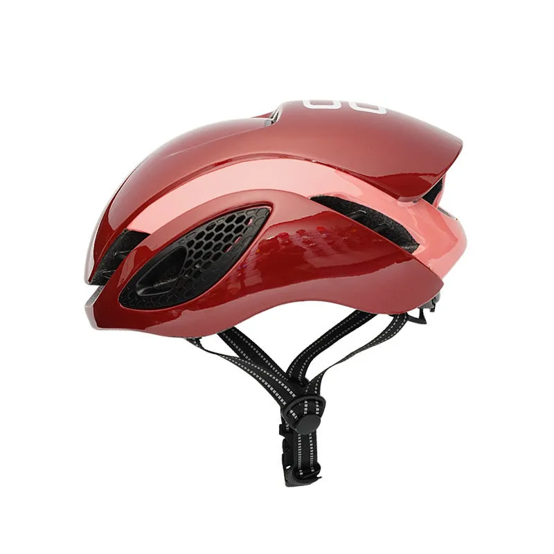 Adult road bike helmet with PC shell and EPS liner, simple design, available in multiple colours