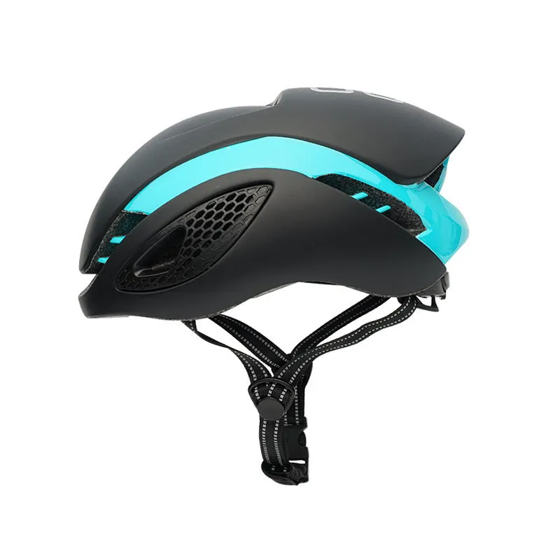 Adult road bike helmet with PC shell and EPS liner, simple design, available in multiple colours