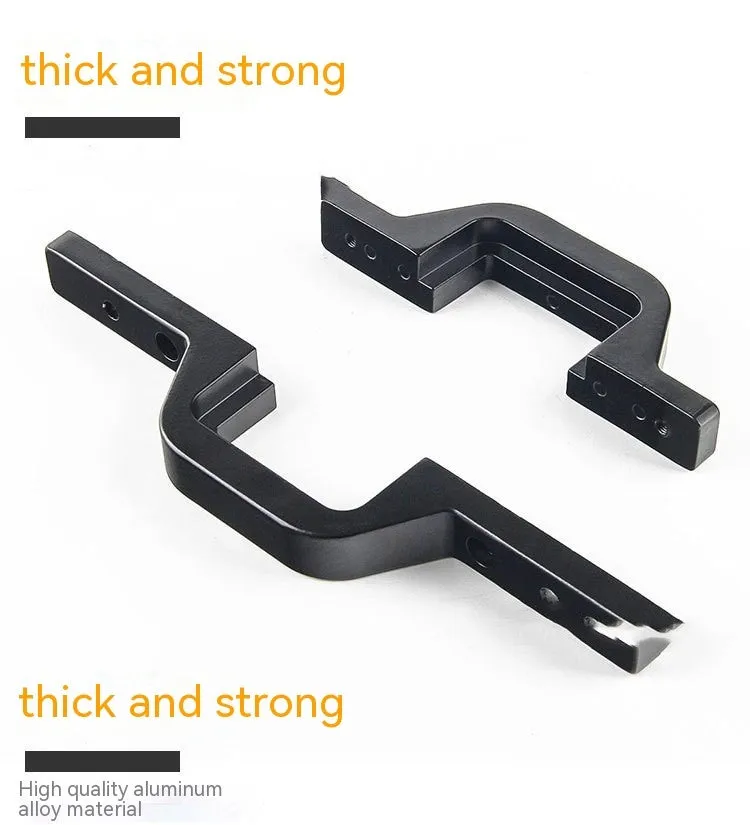 Black aluminium alloy LED reverse lamp bracket for Jeep Wrangler off-road vehicle