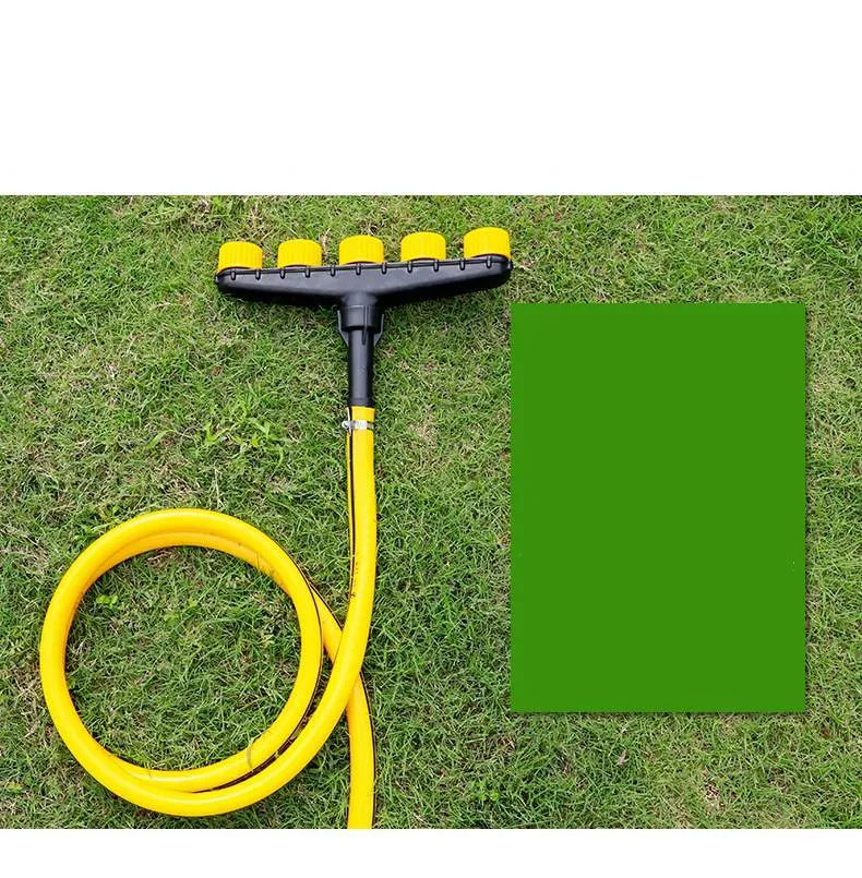 Multi-head porous spray header for watering vegetables, ABS plastic with clamp connection