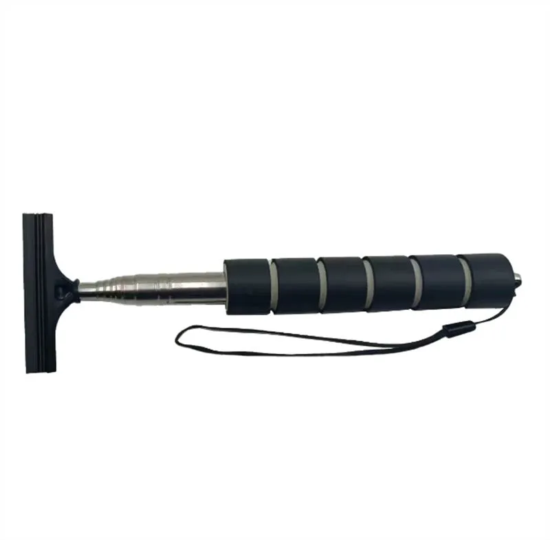 Stainless steel retractable wiper for car rearview mirror in assorted colours