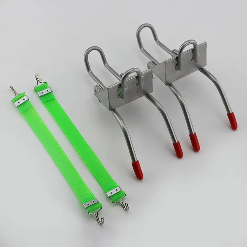 Tree climbing artifact non-slip feet in 304 stainless steel with sharp claws and fastening straps