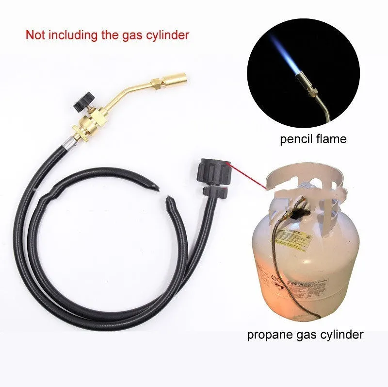 Propane welding gun pen flame brass torch photo colour oxygen-free high temperature