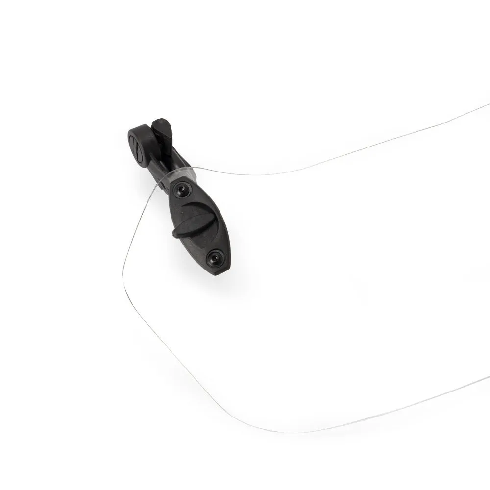 Motorcycle heightened small windshield in brown smoky transparent PC and acrylic with bracket L and S sizes