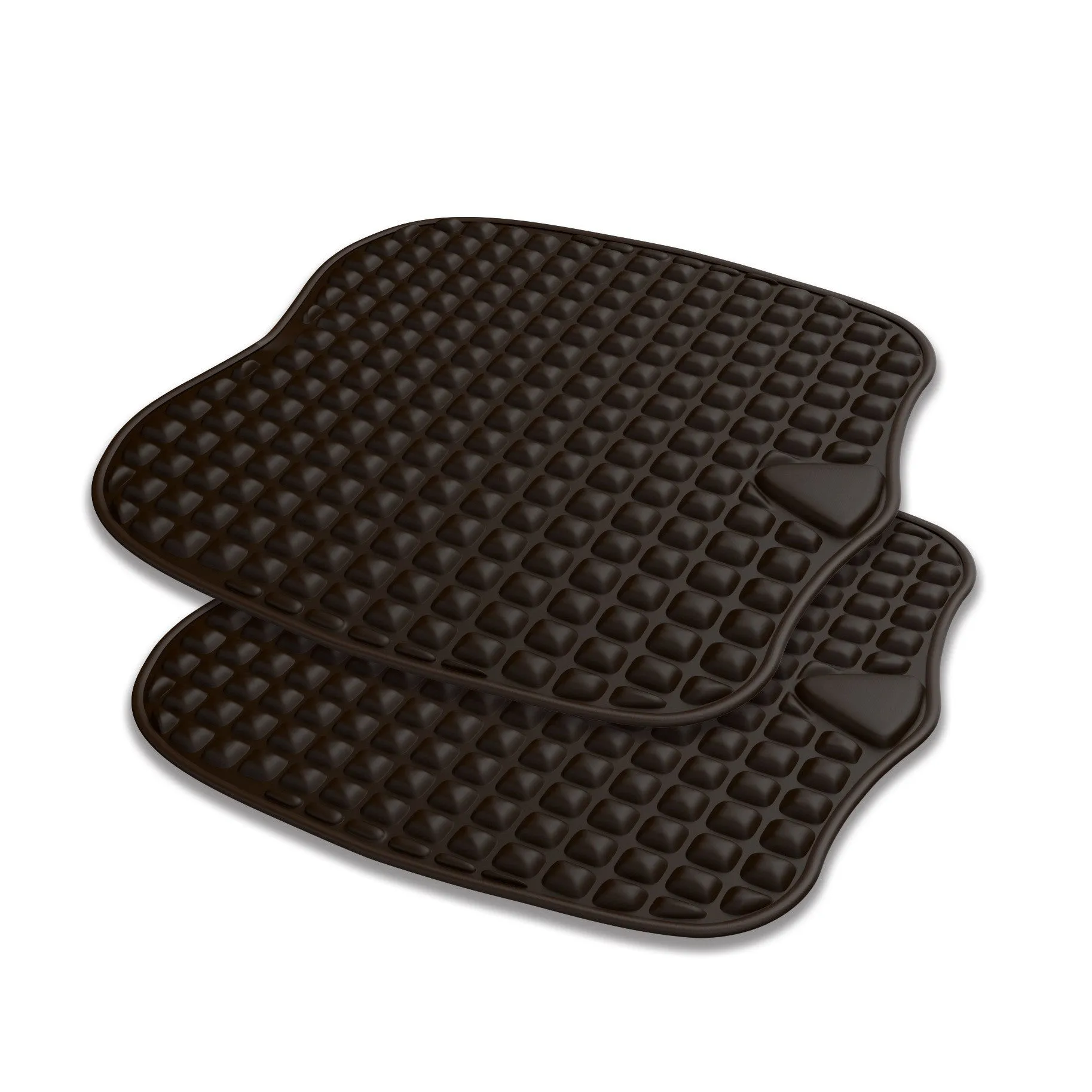 Breathable gel car seat cushion in ice silk with fluid gel filling for summer use, universal V five-seater fit