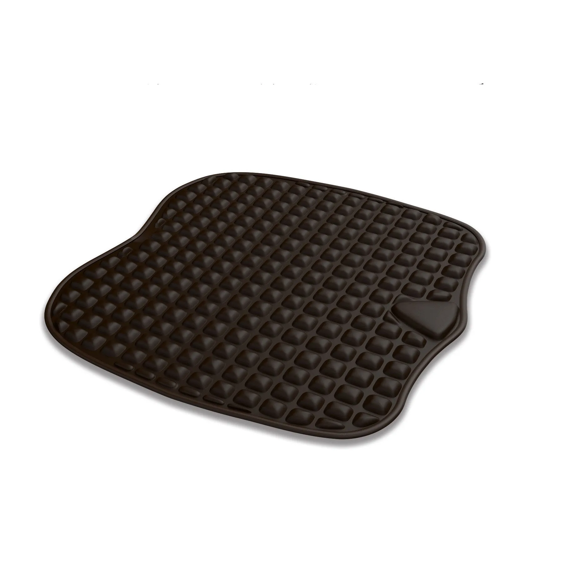 Breathable gel car seat cushion in ice silk with fluid gel filling for summer use, universal V five-seater fit