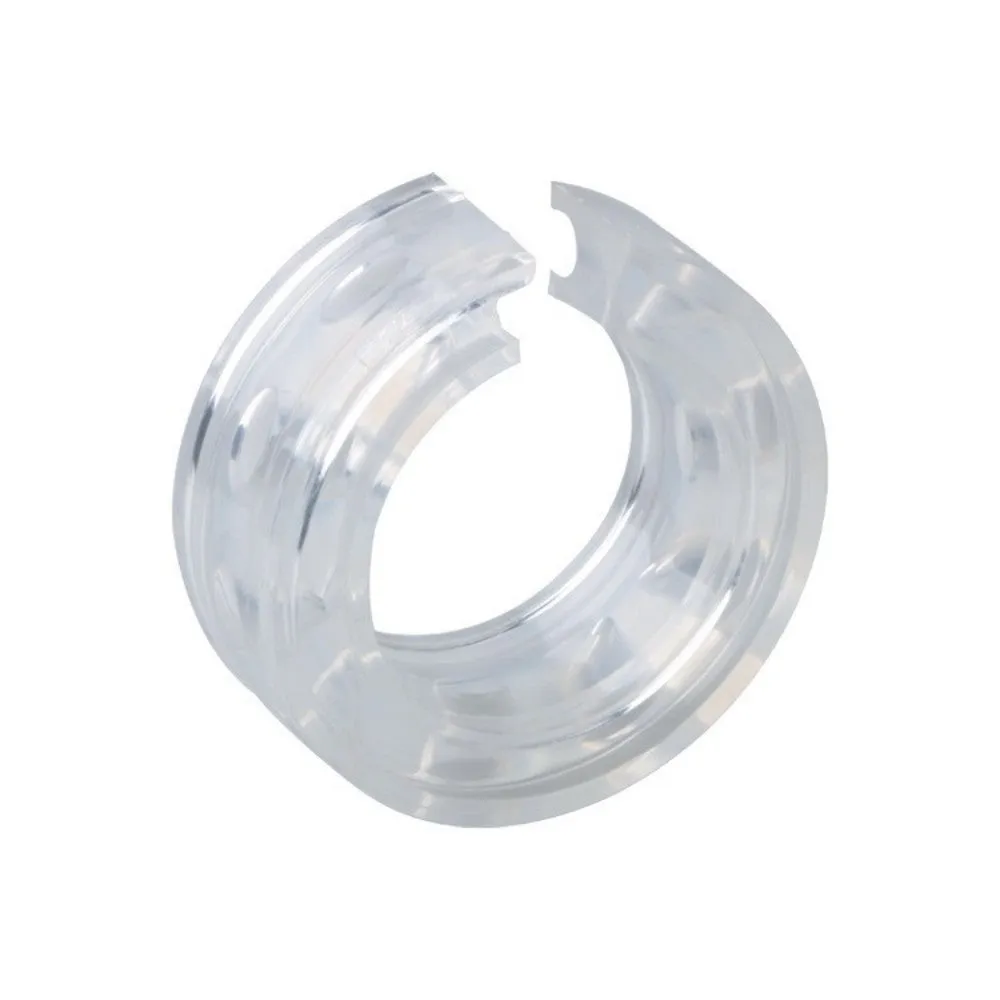 Transparent rubber spring shock absorbers for car modification in six size options with dimensional specifications