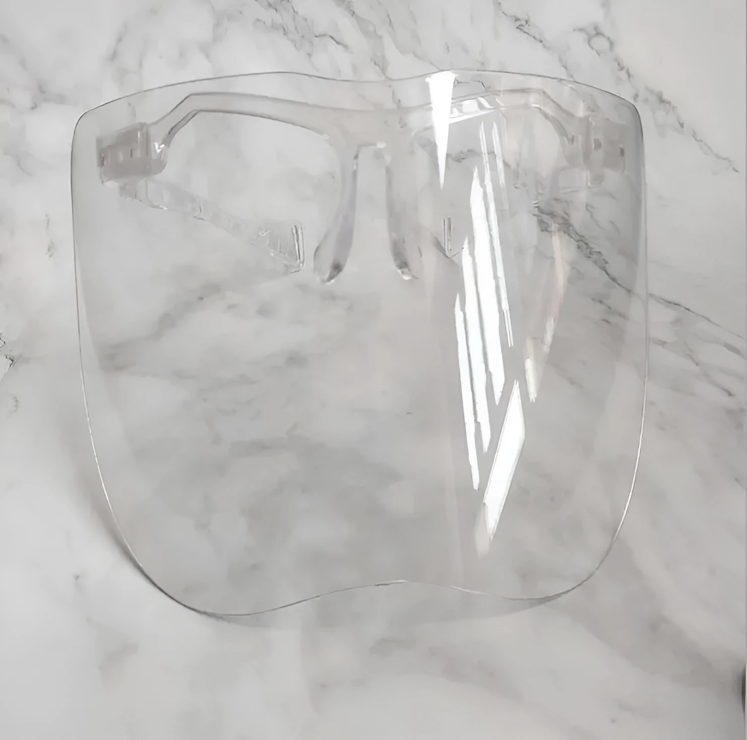 New version protective goggles with transparent frame and gradient blue lens for UV400 windproof protection