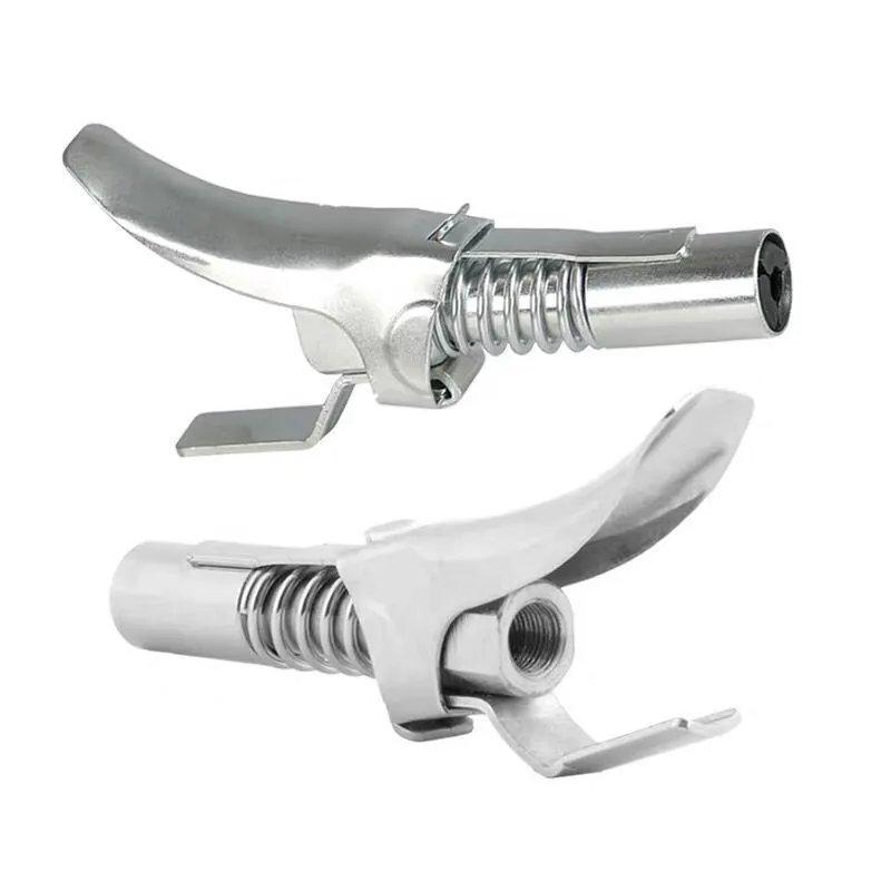 Silver lock-clamp high-pressure grease nipple new style for grease gun nozzle