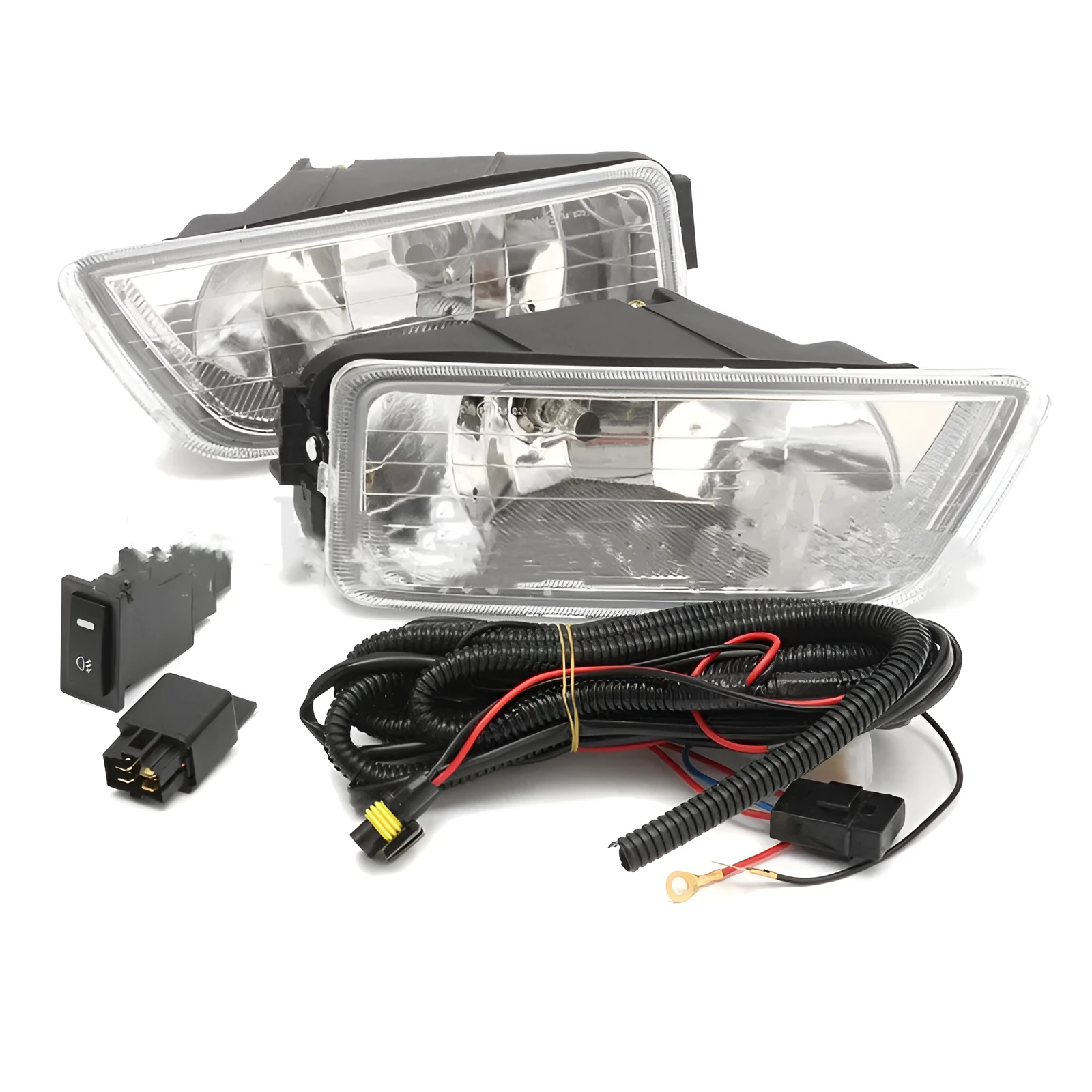 Black front fog lamp for Honda Accord CM4 and CM5 models, 55W replacement bumper light