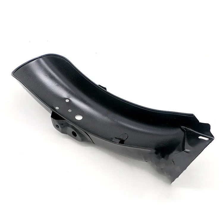 32cm black steel front fender mudguard for Honda CG125 motorcycle on white background