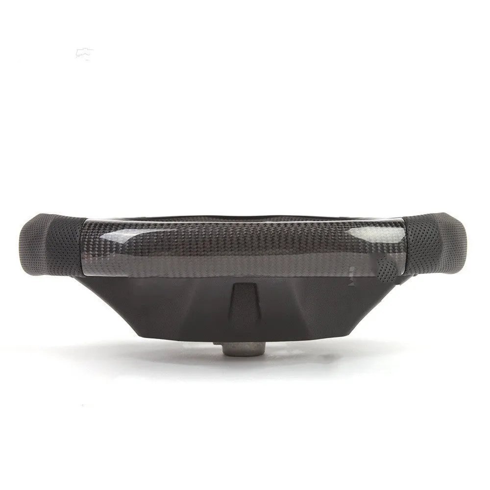 Black carbon fibre BMW steering wheel with LED lighting and heating function for X3 X5 models