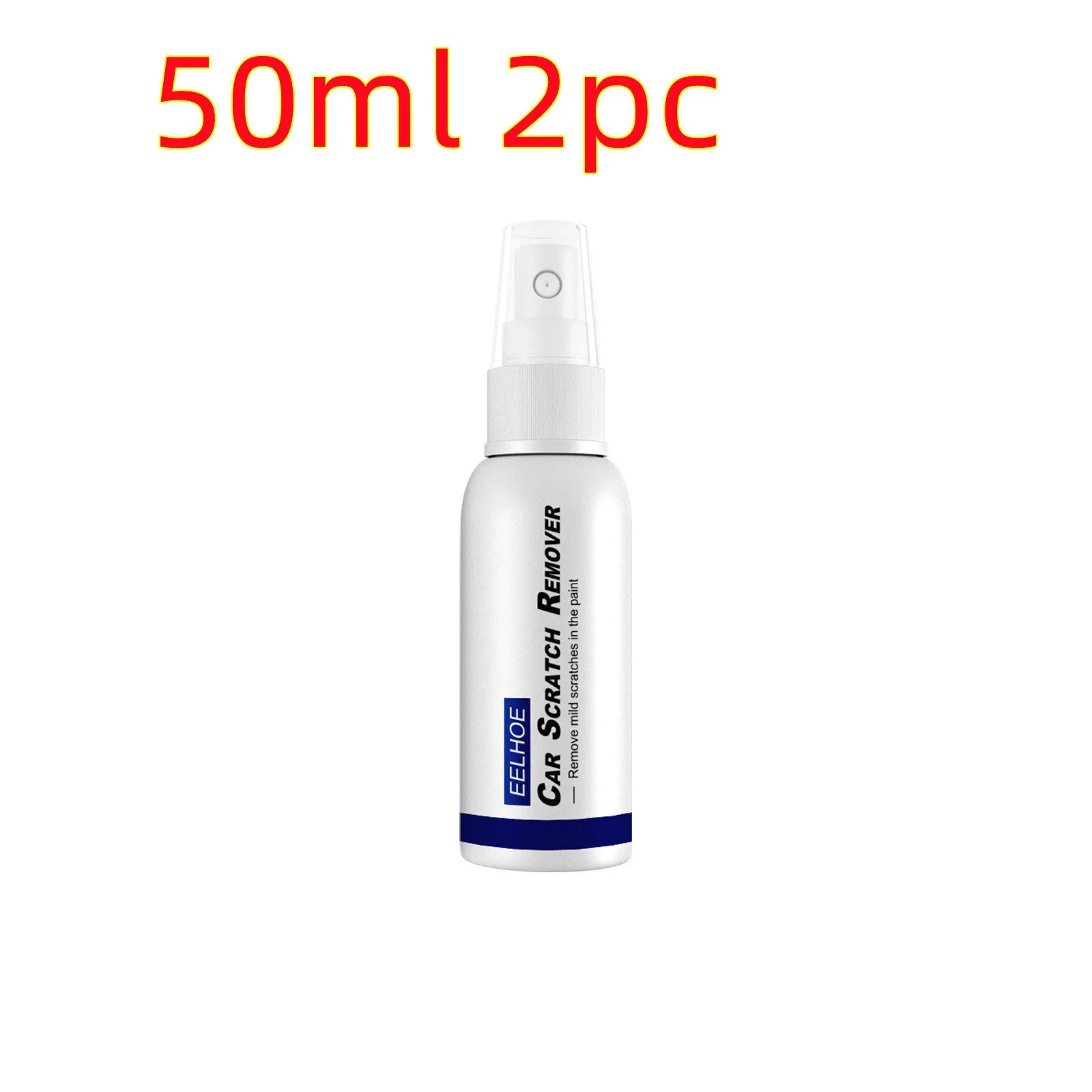 Car scratch repair spray in multiple capacity options for paint surface restoration