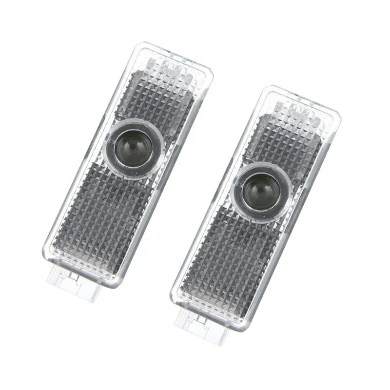 Black LED car door welcome light projector for 12V 24V vehicles