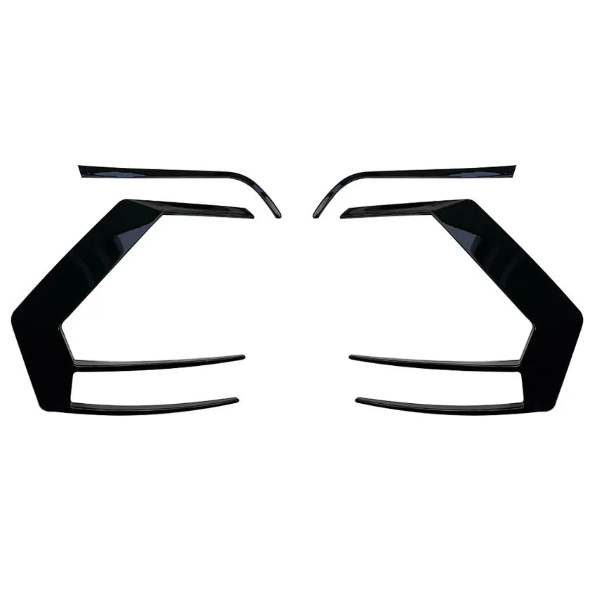 Rear air knife for Golf 7 R400 tail lamp in piano black ABS plastic