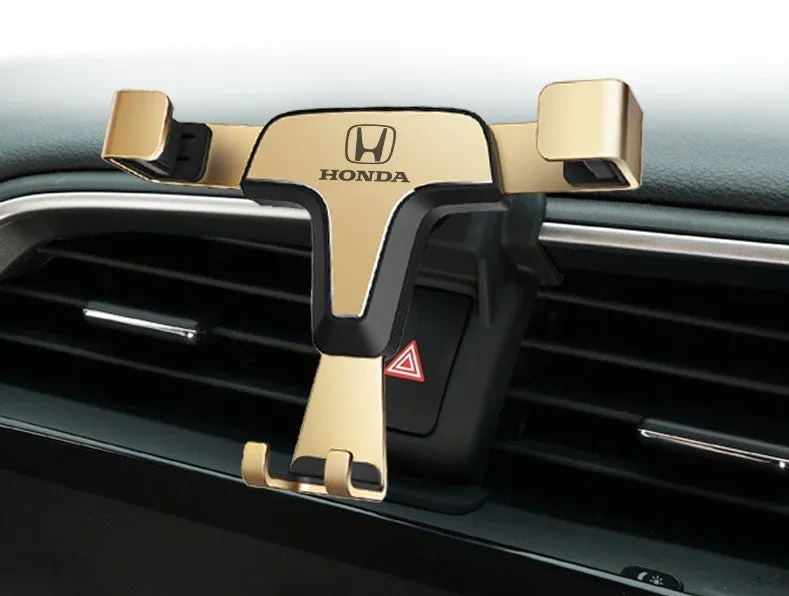 Car phone bracket snap-on gravity support for dashboard outlet in Athens Black