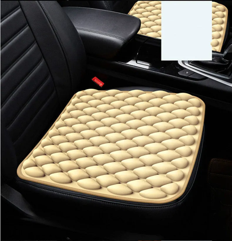 Polyester fibre pressure relief seat cushion 45x45cm in beige, black, blue, brown, grey for chair use