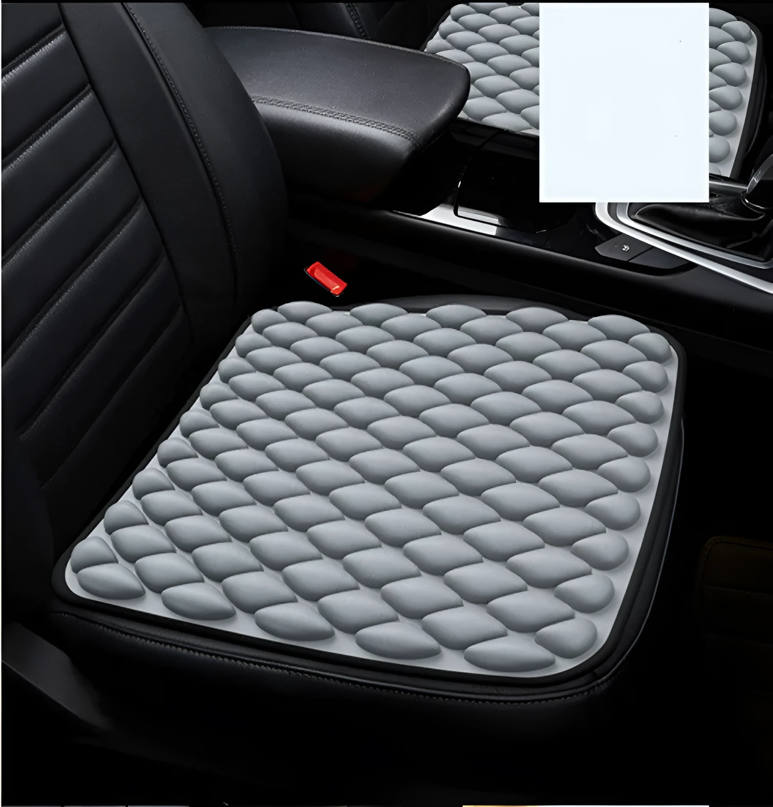 Polyester fibre pressure relief seat cushion 45x45cm in beige, black, blue, brown, grey for chair use