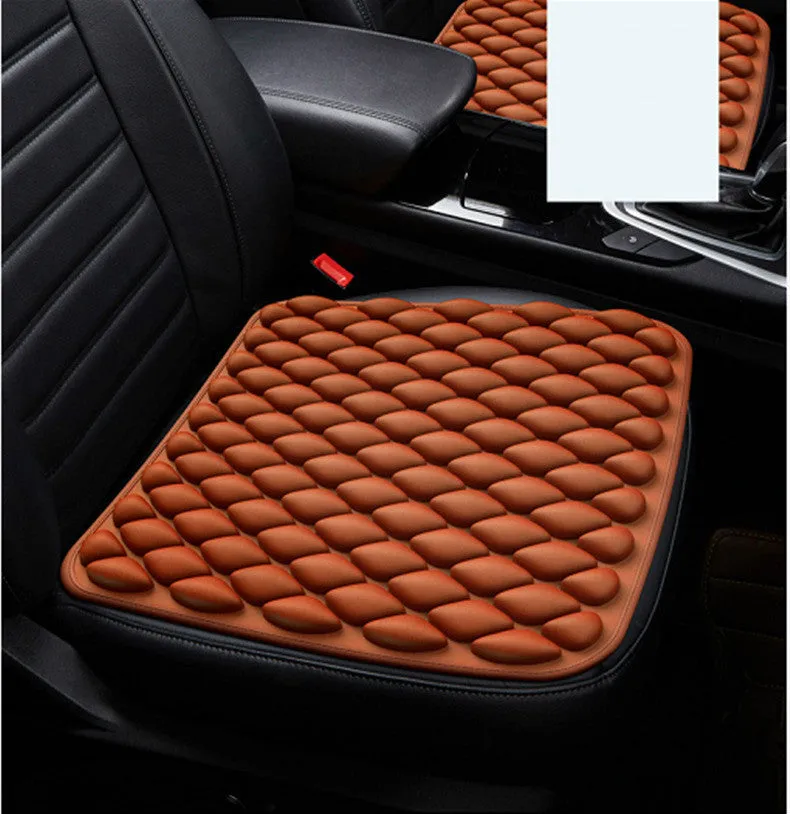 Polyester fibre pressure relief seat cushion 45x45cm in beige, black, blue, brown, grey for chair use