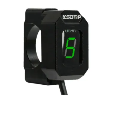 Gear position display digital counter with black shell and red LED letters