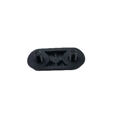 Aluminium black riser fixing latch 46x20mm for Ninebot ES series electric scooter with two mounting screws