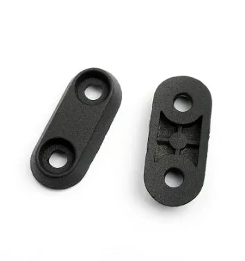 Aluminium black riser fixing latch 46x20mm for Ninebot ES series electric scooter with two mounting screws