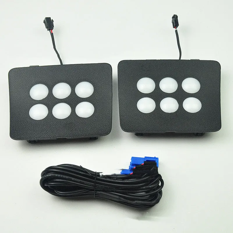 LED tail box camping light by Weilanda 100x120x50mm 12V 12W 600 lumens with touch switch