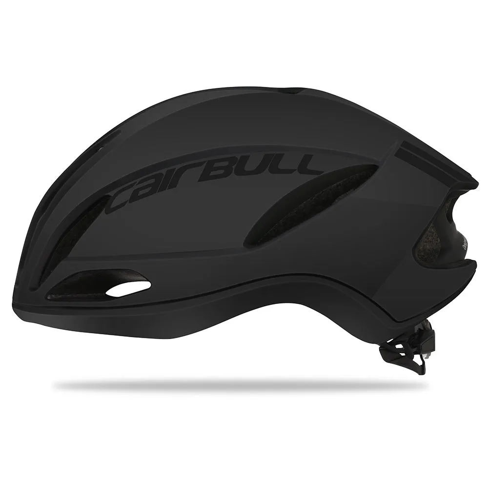Road mountain bike cycling helmet aerodynamic windproof lightweight 290g 11 vents one-piece moulding black