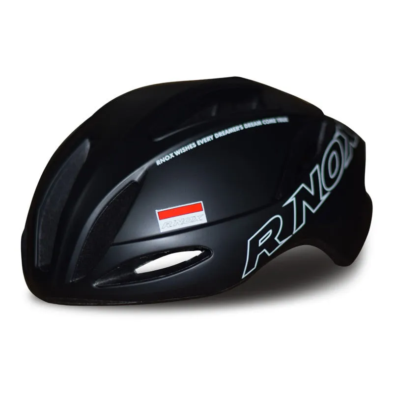Road mountain bike cycling helmet aerodynamic windproof lightweight 290g 11 vents one-piece moulding black