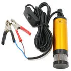 12V 24V electric submersible diesel fuel pump with stainless steel shell and 3-metre power wire