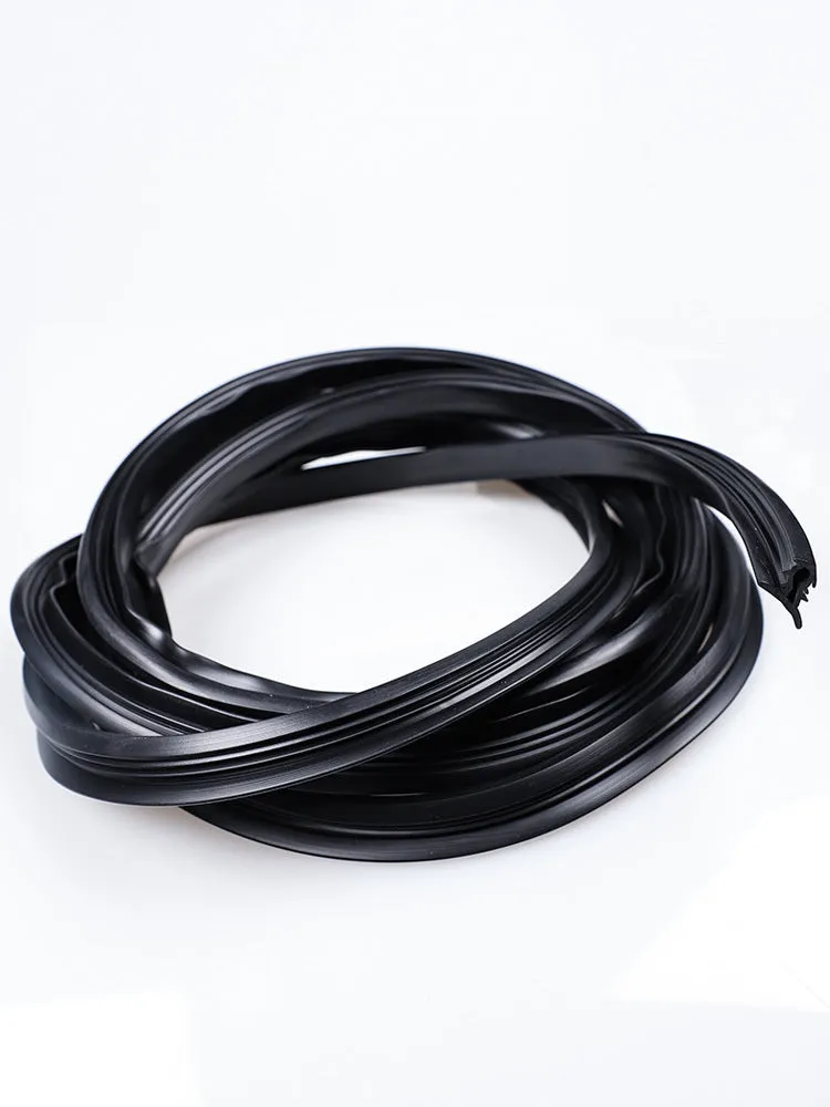 Silicone dashboard seal strip for Outlander car, showing length and double-sided card slots.