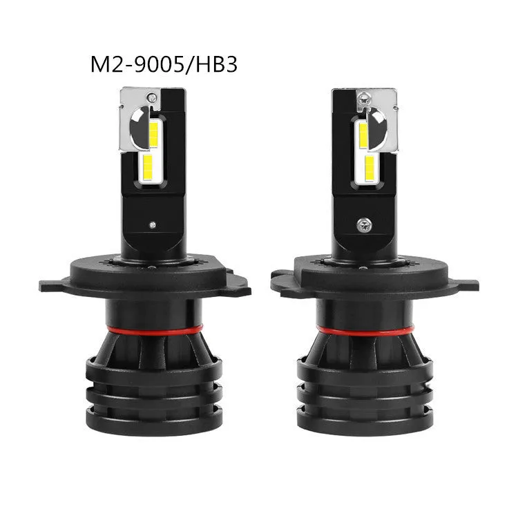 M2 automotive LED headlight with aviation aluminium heatsink, 55W 8000LM spotlight beam for GM vehicles