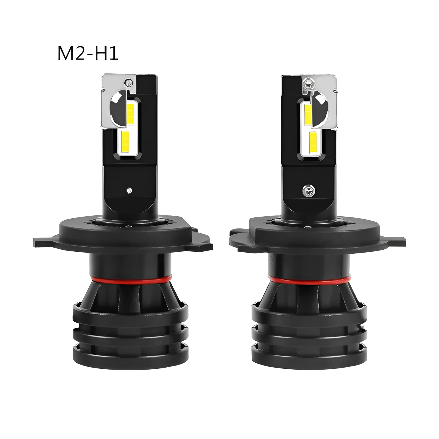 M2 automotive LED headlight with aviation aluminium heatsink, 55W 8000LM spotlight beam for GM vehicles