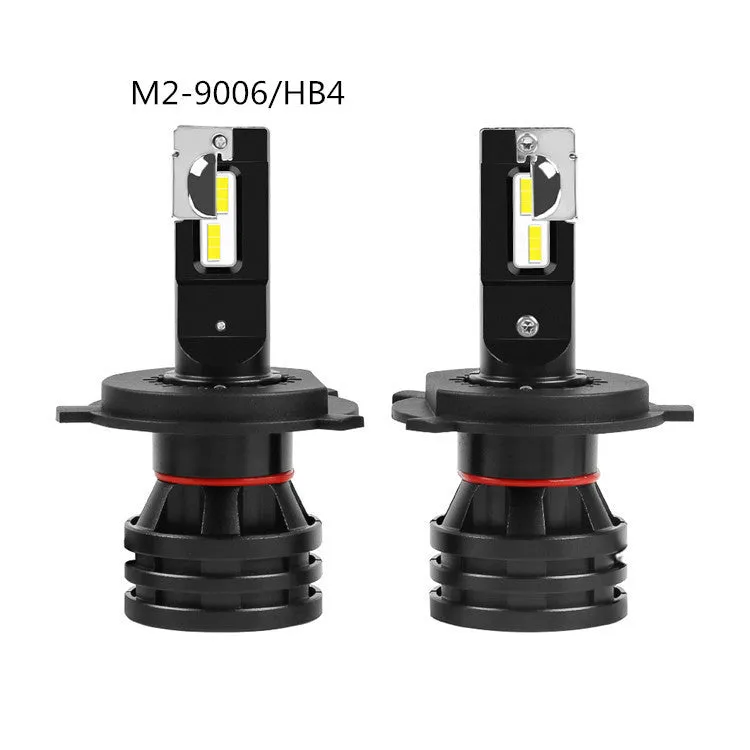 M2 automotive LED headlight with aviation aluminium heatsink, 55W 8000LM spotlight beam for GM vehicles