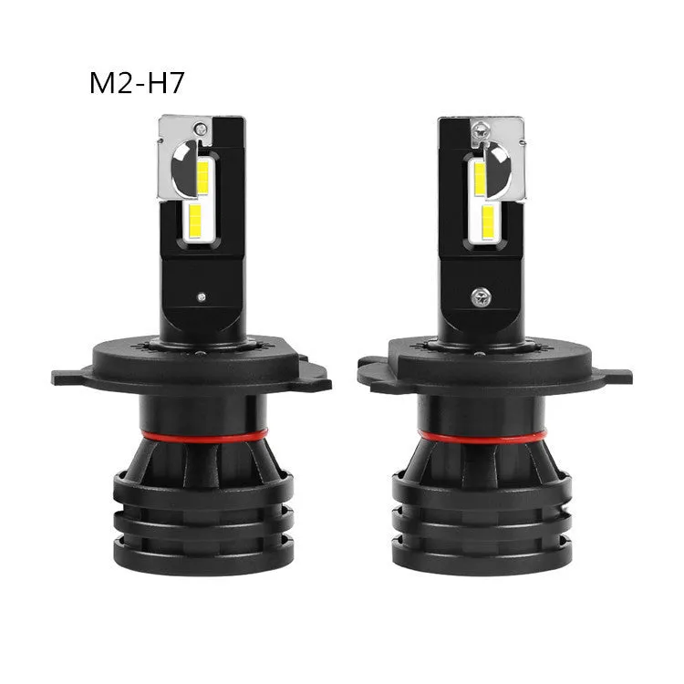 M2 automotive LED headlight with aviation aluminium heatsink, 55W 8000LM spotlight beam for GM vehicles