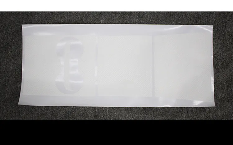 Carbon fibre sticker for centre control box interior armrest with anti slip texture
