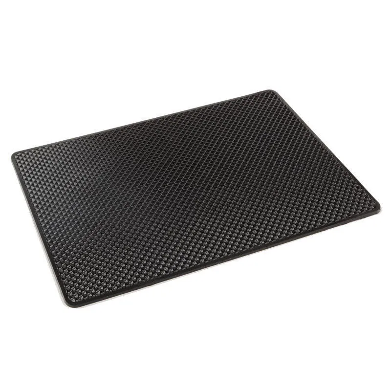 Latex mesh non-slip car mat 18x13cm in Dermatoglyph colour for dashboard use