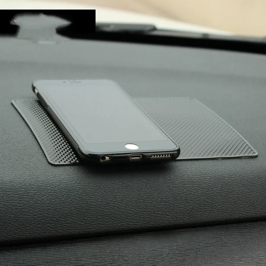 Latex mesh non-slip car mat 18x13cm in Dermatoglyph colour for dashboard use
