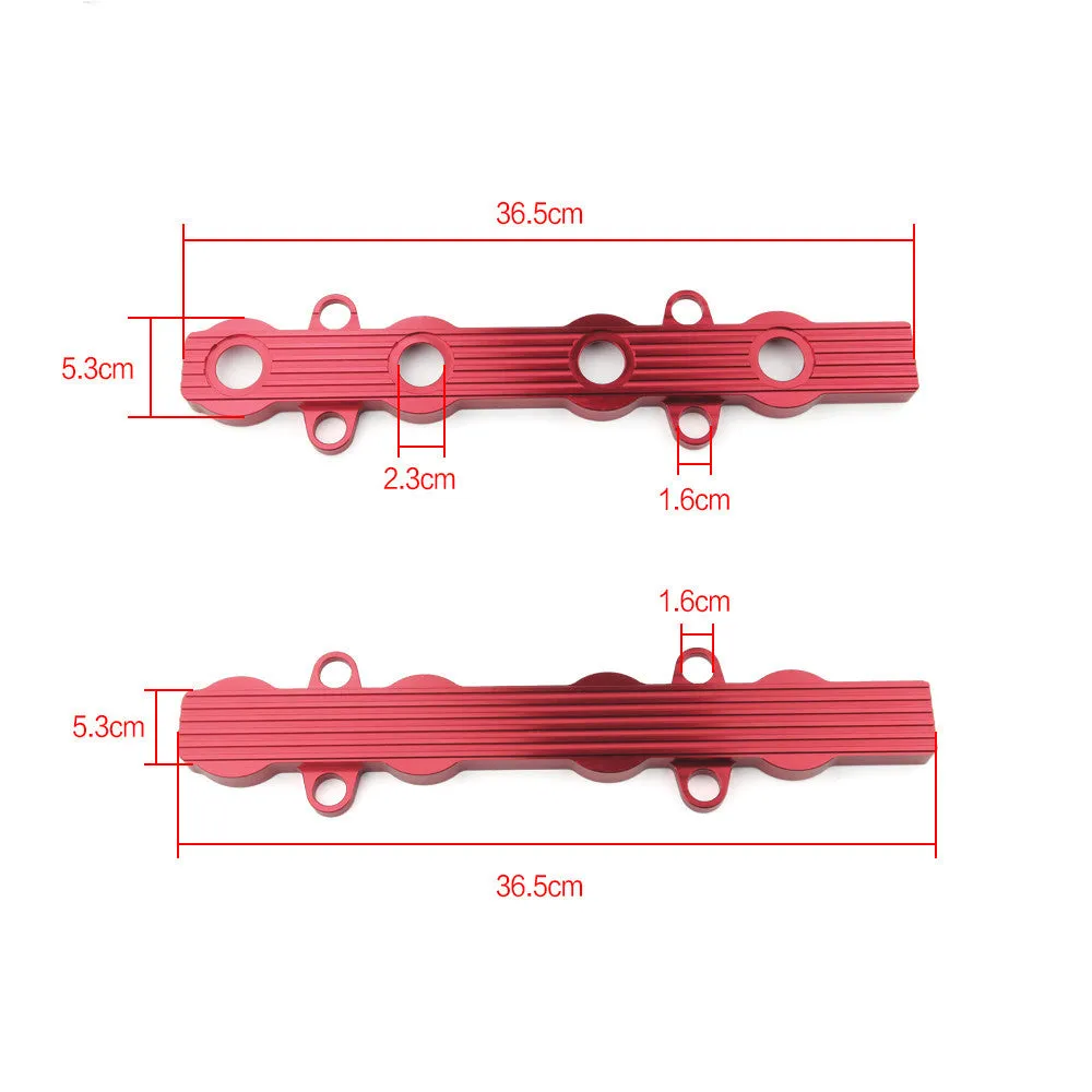 Aluminium alloy engine hood replacement panel with colour and hole configuration options
