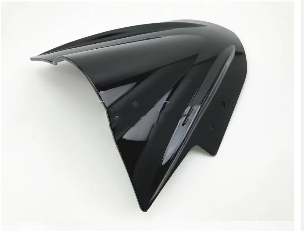 Universal motorcycle windshield 4mm plexiglass black colour for street car modification handlebar mount