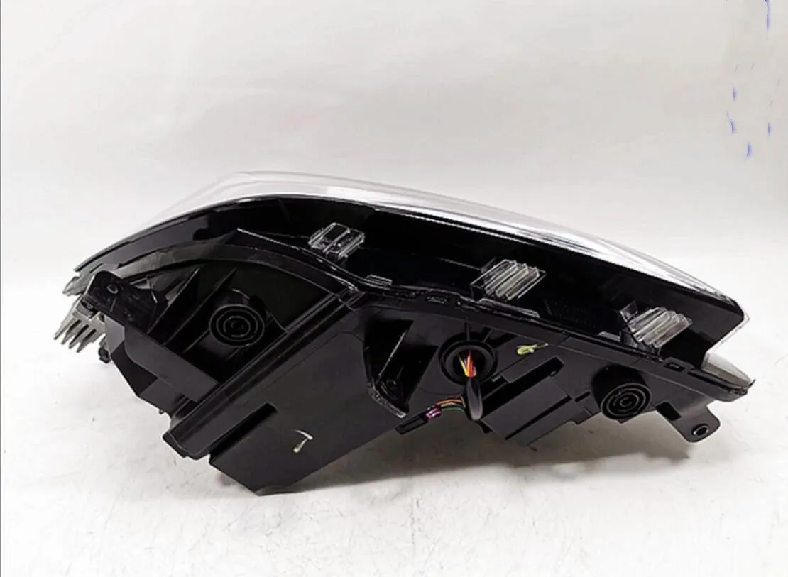 Car headlight replacement unit for 2018-2021 models, showing ABS housing and 9-line lens pattern