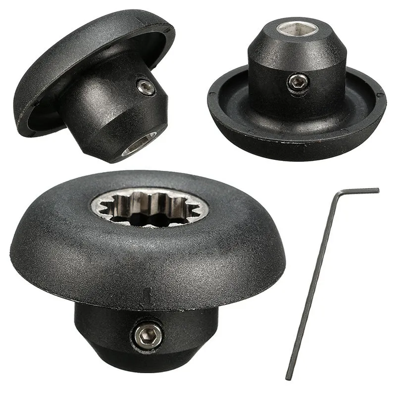 Mixer high hardness parts set including mixing knife and mushroom head with wrench, 10 by 7 cm, for soybean milk and grinding machines