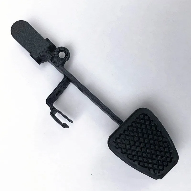 Black accelerator and brake pedal set for four-wheel off-road mountain kart modification parts.