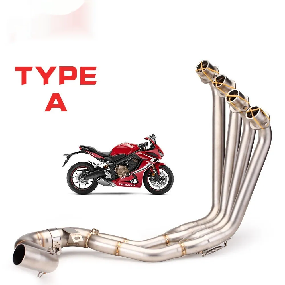 Universal 51mm motorcycle carbon fibre muffler exhaust pipe silencer in stainless steel