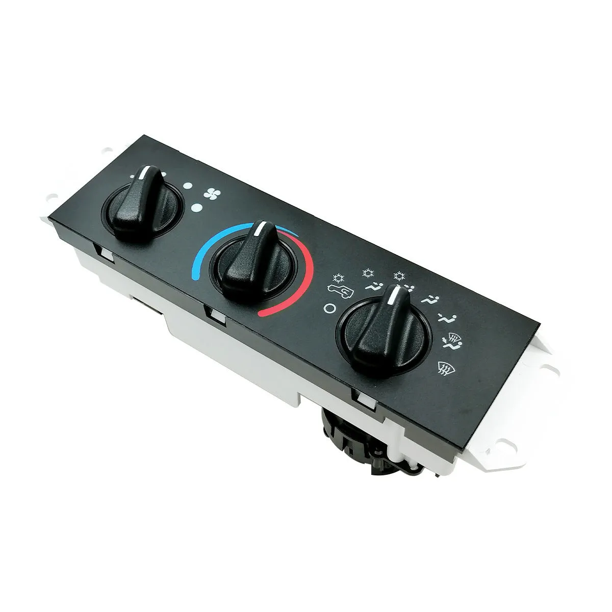 Black automotive air conditioning control panel for Jeep Wrangler 2005-2006 replacement part