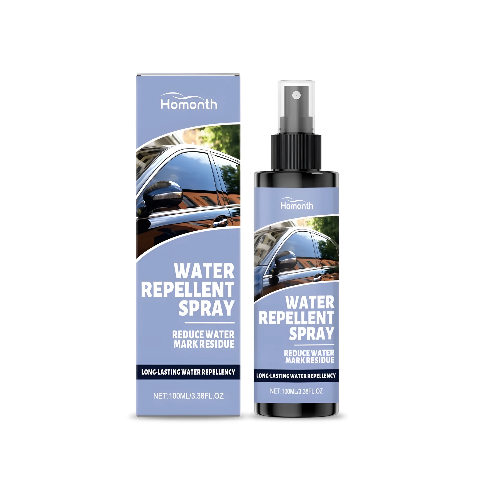 100ml water repellent spray for car glass with hydrophobic formula