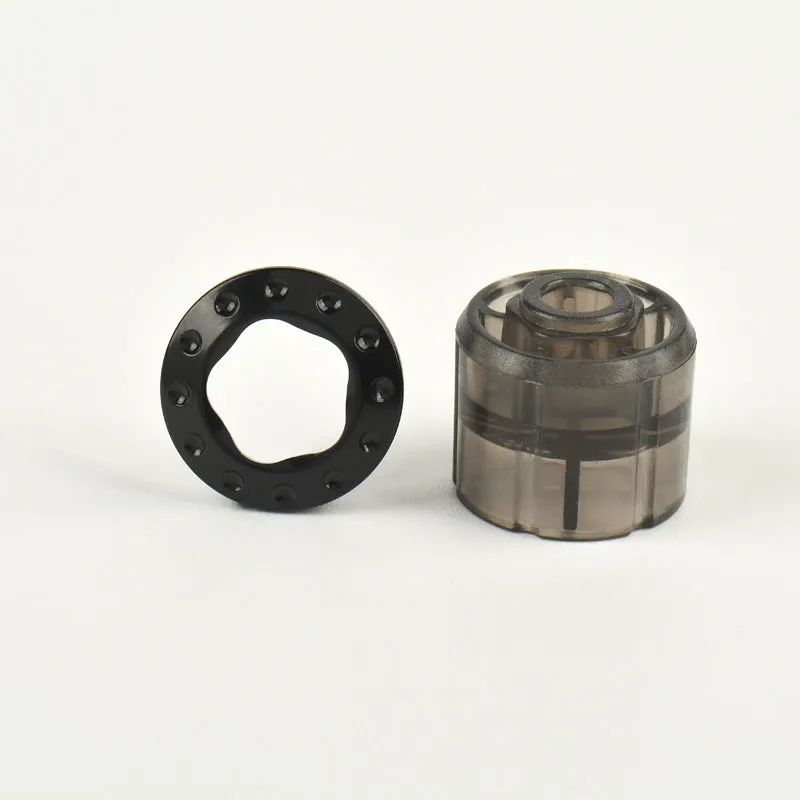 IQO LUMA cigarette holder metal replacement cap with dismantlement tool for ILUMA Prime in Black colour