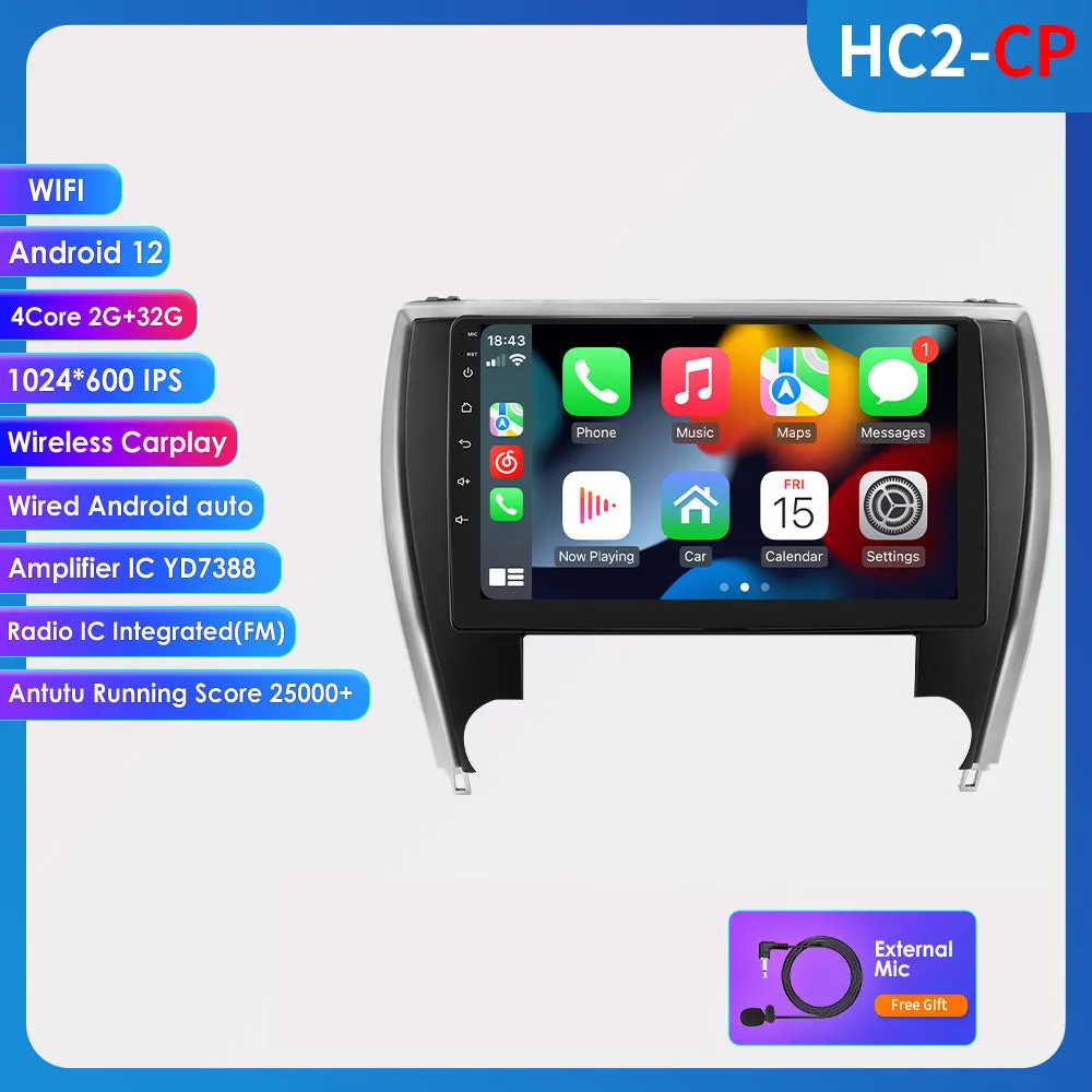 10-inch car stereo MP5 navigation unit for 2015 Toyota Camry dashboard installation