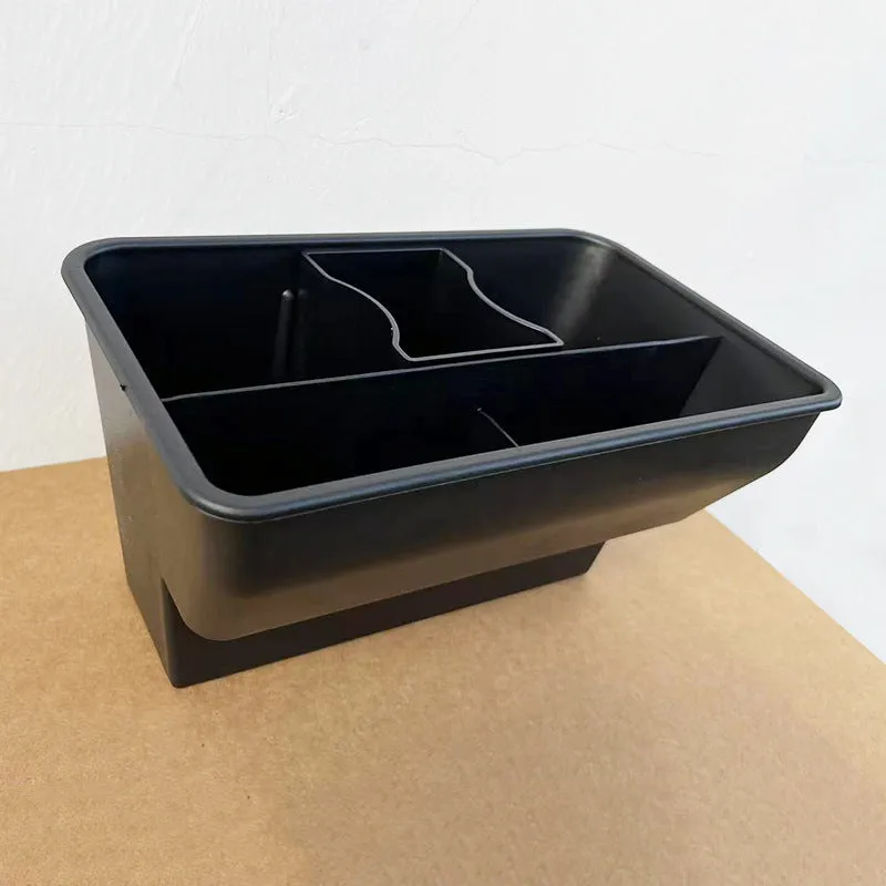Tesla Model Y rear storage box in ABS plastic with waterproof feature and snug fit