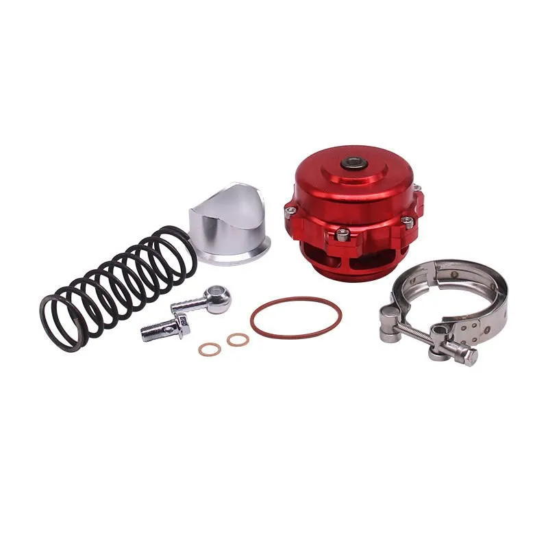 Universal aluminium alloy turbo blowoff valve in six colour options with 50mm diameter